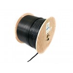 PV6S60VMRM Cabo Coaxial RG6 60% Malha Preto com Mensageiro  AIP